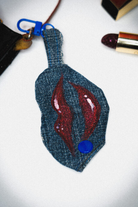 Charms cache-verre - ZOUBI en jean